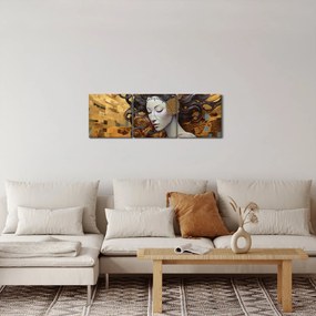 Tablou - Luminozitate (cu ceas) (90x30 cm)