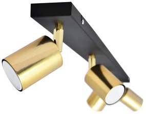 LED Spot TUNE 4xGU10/4,8W/230V auriu/negru