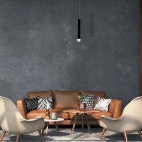 LED Lustră pe cablu CARBON LED/5W/230V