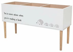 Bibliotecă pentru copii albă 90x50 cm Salam – Bloomingville Mini