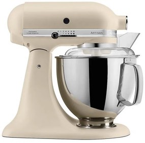 Mixer planetar KitchenAid Artisan Elegance 5KSM175PSEFL, 300 W, 4.8 l, Actionare directa, 10 viteze, Bej