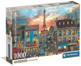 Orașe Streets Puzzle Clementoni Paris 1000 de piese