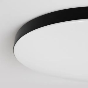 Plafonieră LED dimabilă SIENA 80W/230V 3000-6000K Ø 75 cm neagră + telecomandă