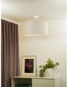 Lustră aplicată ROLLER ECO Duolla RECYCLING 1xE27/15W/230V d. 45 cm crem