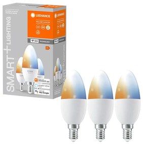 SET 3x Bec de iluminat cu LED SMART + E14/5W/230V 2700K-6500K - Ledvance