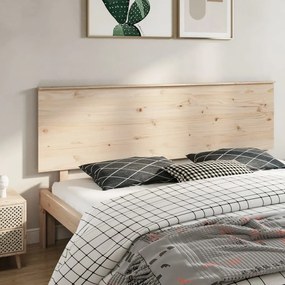 Tablie de pat, 204x6x82,5 cm, lemn masiv de pin 1, Maro, 204 x 6 x 82.5 cm