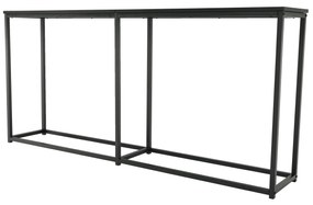 Consola in stil industrial, stejar / negru, BUSTA Consola in stil industrial, gri inchis grafit / negru, BUSTA