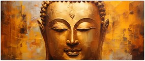 Tablou - Buddha, pictură în ulei (120x50 cm)