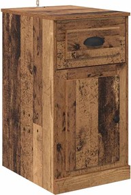 vidaXL Dulap lateral Lemn vechi 40 x 50 x 75 cm Lemn compozit