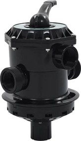 vidaXL Supapă multiport pentru filtre cu nisip ABS 1,5" 6 căi