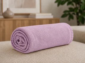 Patura fleece FLEORA, mov deschis Dimensiune: 150 x 200 cm