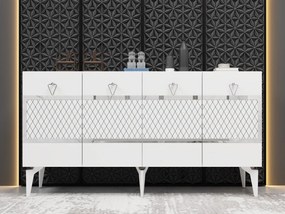 Dulap Vadiki 1 (alb + argintiu) . 1093452