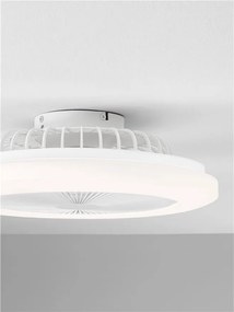 Lustra LED cu ventilator si telecomanda FLUX