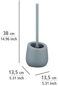 WENKO 23650100 - Perie WC BADI 13,5 x 38 cm, gri