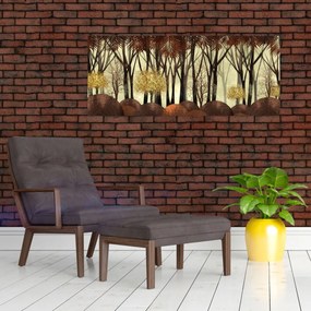 Tablou - Pădure decorativă (120x50 cm)