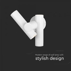 LED Aplica de perete exterior 2xLED/3W/230V 4000K IP44 albă