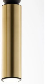 Lustră pe cablu Jupiter 2012 ALAS 5xGU10/10W/230V negru/auriu