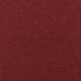Taburet, rosu vin, 45x29,5x39 cm, material textil Bordo