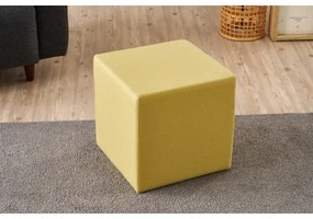 Taburet CUBI 40x40 cm galben