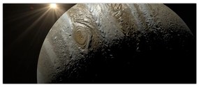 Tablou cu planetă în cosmos (120x50 cm)