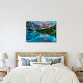 Tablou - Lac turcoaz (70x50 cm)