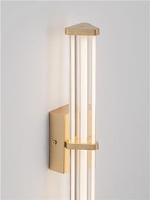 Aplica de perete LED 3000K PHEME auriu periat