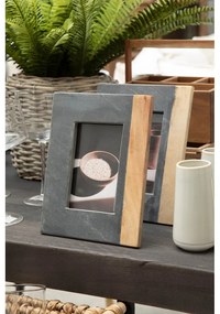 Ramă foto gri din piatră 18x23 cm Kata – Premier Housewares