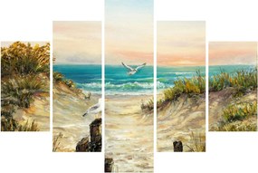 Tablou - Plaja cu nisip (150x105 cm)