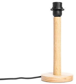 Lampă de masă rustică din lemn fără abajur - Mels