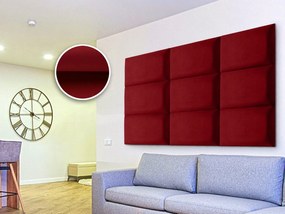 Panou tapițat Soundless 40x30 cm (roșu). Promo -6%. 1068524