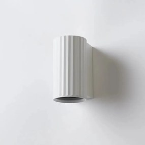 Aplica minimalista din aluminiu canelat Anna Wall 1 alb