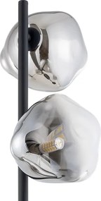 Brilagi - Lampă de podea VULCANO 3xG9/8W/230V negru/fumuriu