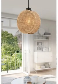 Lustru cu cablu DRUM 1xE27/60W/230V maro