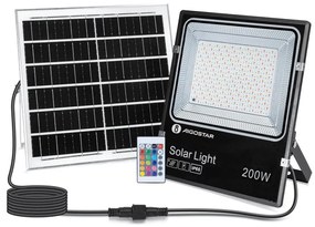 Proiector LED RGB solar dimabil Aigostar LED/200W/3,2V IP66 + telecomandă