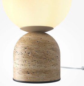 Veioza, Lampa de masa din travertin TAVO