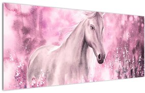 Tablou - Cal pictat (120x50 cm)