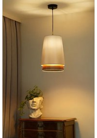 Lustră pe cablu BELL Duolla SHINY 1xE27/15W/230V d. 25 cm alb/cupru