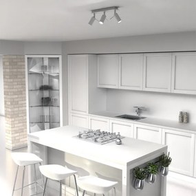 Spot PRESTON 3xGU10/40W/230V alb