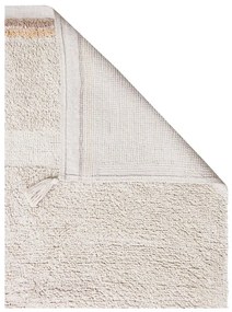 Covor crem lavabil/țesut manual din bumbac 200x300 cm Bloom Natural – Lorena Canals