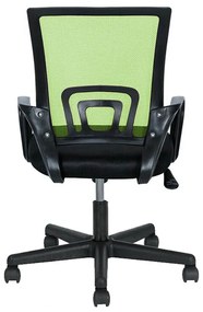 Scaun de birou rotativ cu cotiere-verde