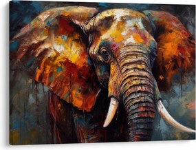 Tablou - Pictura unui elefant (70x50 cm)