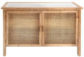Consola din lemn de pin, aspect vintage, Firmin Dark