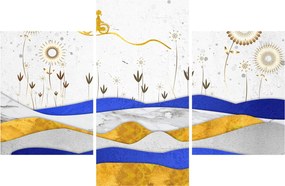 Tablou - Munții aurii (90x60 cm)