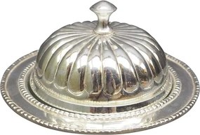 Untiera din alama, cu capac, aspect antichizat, Pot
