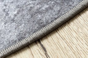 MIRO 51648.803 cerc covor lavabil Marmură anti-alunecare - gri inchis