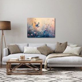 Tablou - Pajiște cu Fluture II (70x50 cm)