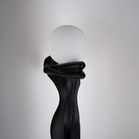 Figurina design decorativ cu iluminat HESTIA BLACK