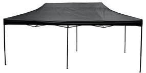 Cattara 13343 Cort de petrecere cu structură tipfoarfecă, impermeabil, gri, 3 x 6 m, L