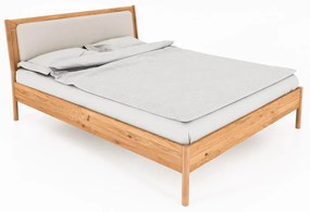 Pat din lemn de stejar 90x200 cm Pola – The Beds