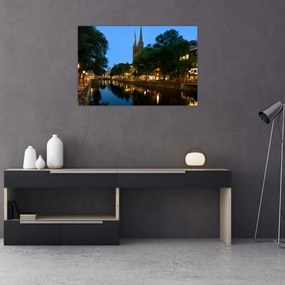 Tabou orașului istoric nocturn (90x60 cm)